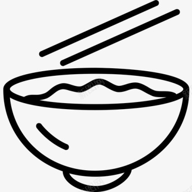 饭碗筷子盘子图标图标