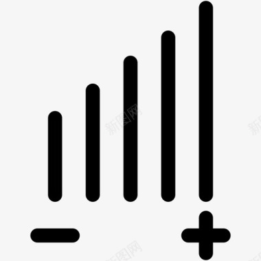 音量调节满音乐图标图标