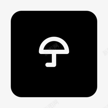伞保护安全图标图标