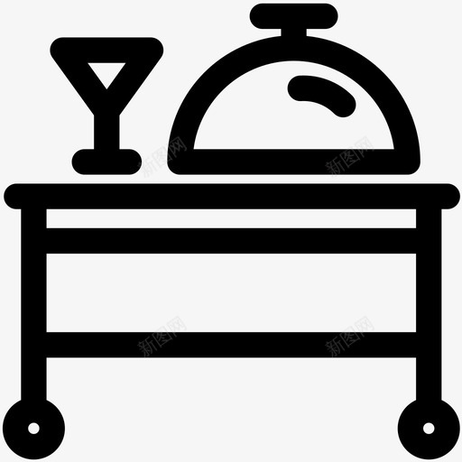 客房服务餐饮食品图标svg_新图网 https://ixintu.com 客房服务 家具家居概述 食品 餐饮