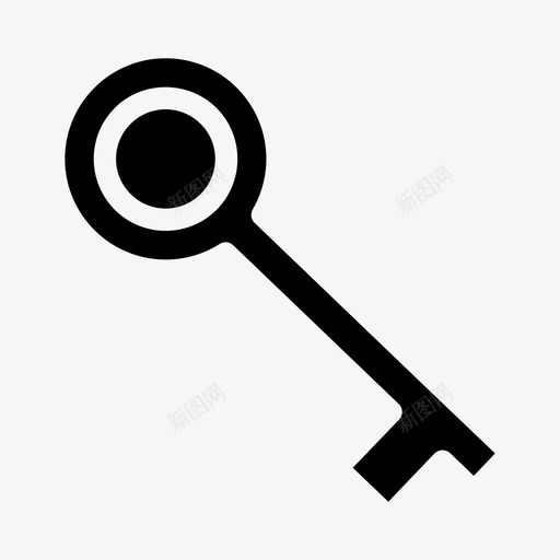 密码门禁门钥匙图标svg_新图网 https://ixintu.com 密码 工具和器具 门禁 门钥匙