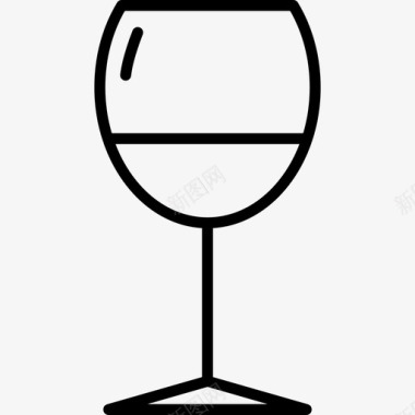 酒杯饮料和食物边框颜色图标图标