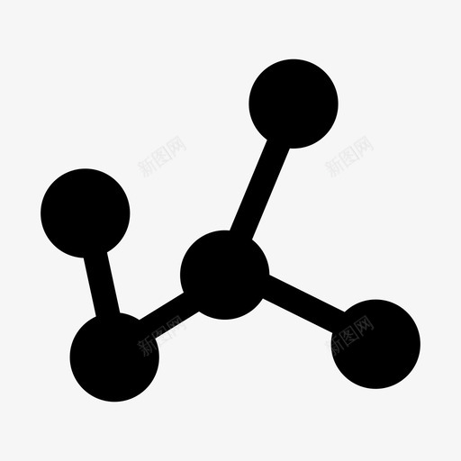 分子概念元素图标svg_新图网 https://ixintu.com 元素 分子 医学 概念 科学