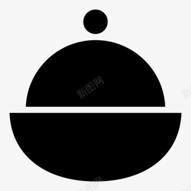 盘子碗厨房图标图标