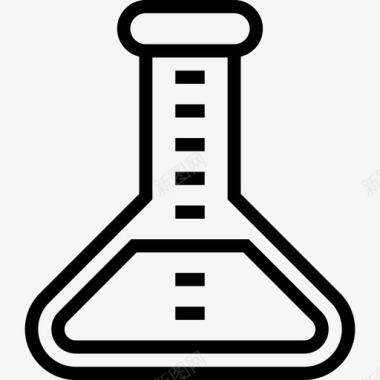 erlenmeyer烧瓶化学实验室图标图标