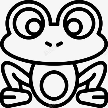 青蛙童话公主图标图标