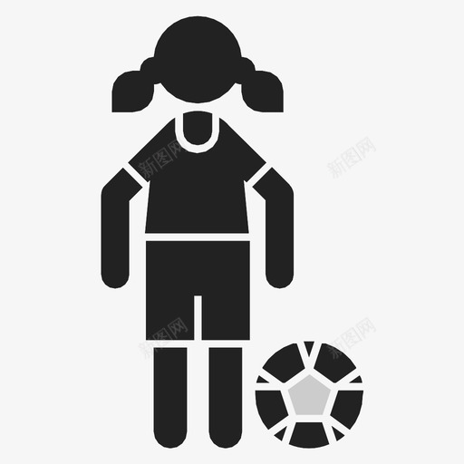 足球职业图标svg_新图网 https://ixintu.com 职业 足球
