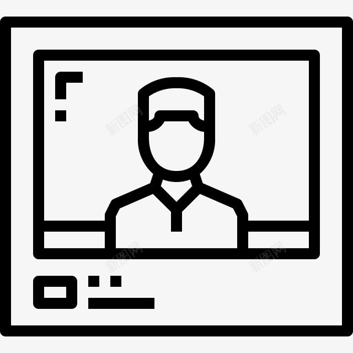 照片媒体多媒体图标svg_新图网 https://ixintu.com 多媒体 媒体 宝丽来 摄影师 摄影概念图标 照片 肖像