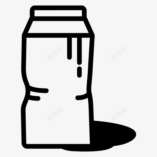 变质牛奶牛奶盒腐烂的食物图标svg_新图网 https://ixintu.com 变质牛奶 牛奶盒 腐烂的食物 食物腐败