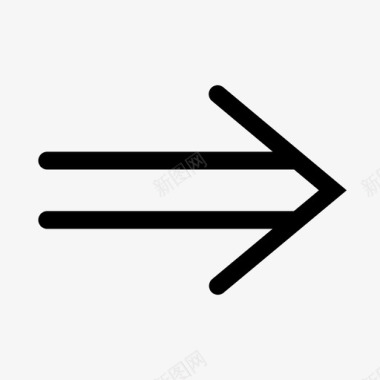 右箭头数学符号运算符图标图标