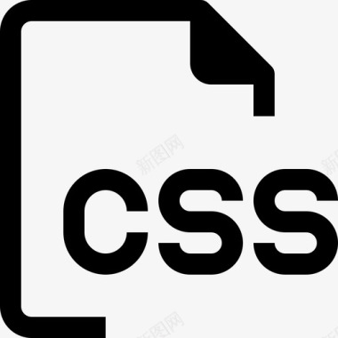 文件类型css文档图标图标