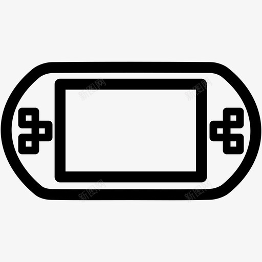 pspgamepad游戏图标svg_新图网 https://ixintu.com gamepad playstation psp 娱乐多媒体 手持游戏机 游戏