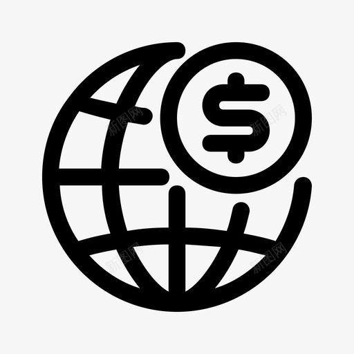 全球经济金融图标svg_新图网 https://ixintu.com 全球 商业金融 经济 金融
