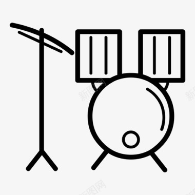 鼓包乐器音乐图标图标