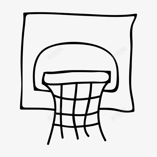 篮球圈篮球网打球图标svg_新图网 https://ixintu.com 打球 篮球圈 篮球网 运动