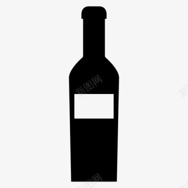 酒瓶饮料液体图标图标