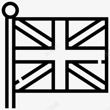 英国国旗英国符号图标图标