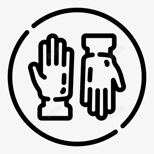手套养蜂场蜜蜂图标svg_新图网 https://ixintu.com 养蜂 养蜂人 养蜂场 手套 蜂蜜 蜜蜂