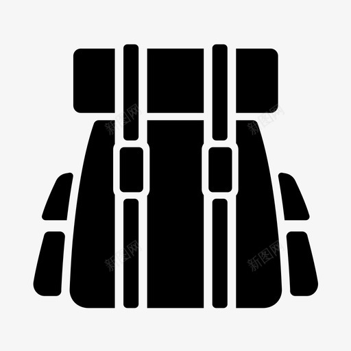 背包行李旅行图标svg_新图网 https://ixintu.com 旅行 旅行装 背包 行李