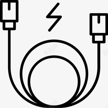 电线电电源图标图标
