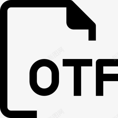 文件类型文档otf图标图标