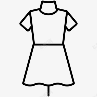 人体模型服装服装图标图标