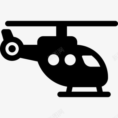 旧直升机运输投资图标图标