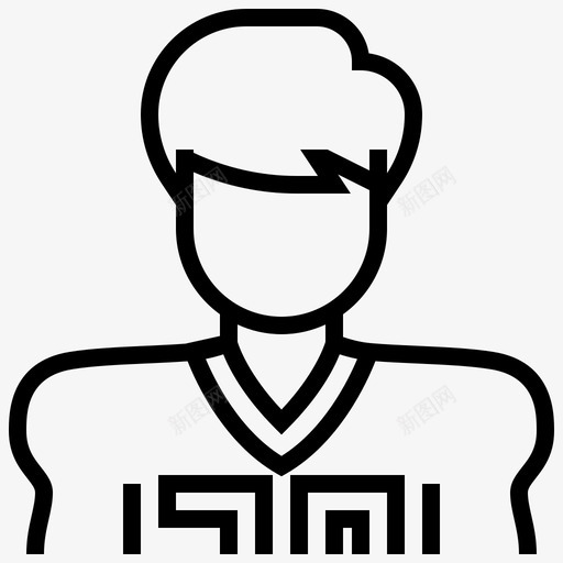 运动员美式橄榄球图标svg_新图网 https://ixintu.com 体育 橄榄球 男子 美式 美式足球 运动员