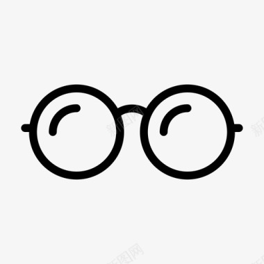 极客眼镜镜框图标图标