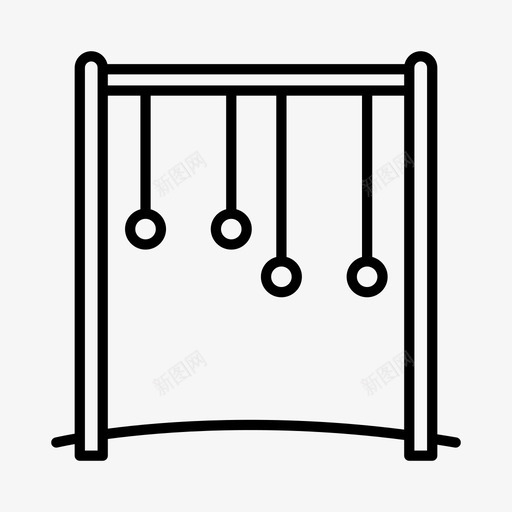 游乐场儿童障碍课程图标svg_新图网 https://ixintu.com 儿童 公园 培训 学校 游乐场 障碍课程