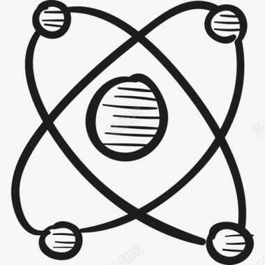 原子符号教育校舍图标图标