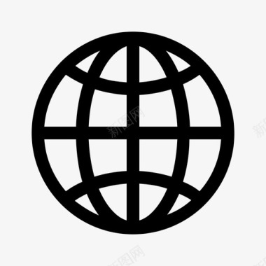 互联网通讯全球图标图标