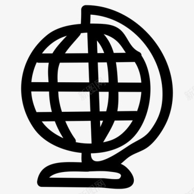 全球商业地球图标图标