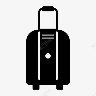 行李箱子手提箱图标图标