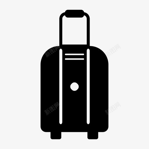 行李箱子手提箱图标svg_新图网 https://ixintu.com 度假 手提箱 旅行 箱子 行李