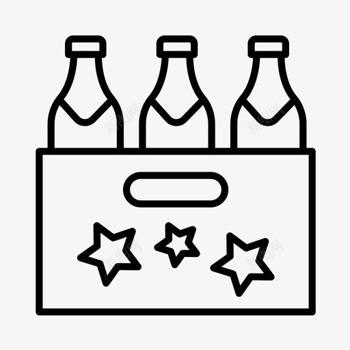 啤酒酒瓶子图标svg_新图网 https://ixintu.com 啤酒 点心 瓶子 聚会 酒 饮料