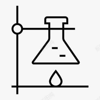 本生灯化学实验图标图标