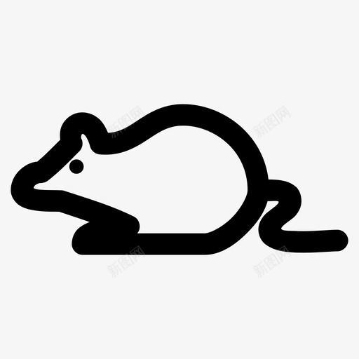 老鼠动物宠物图标svg_新图网 https://ixintu.com 动物 宠物 玩具老鼠 老鼠