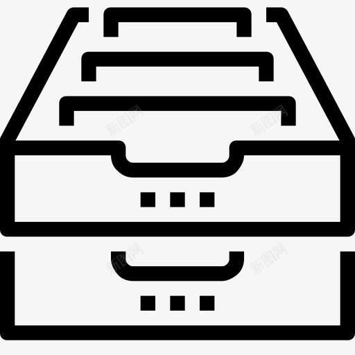 档案数据文件图标svg_新图网 https://ixintu.com 存储 数据 文件 文件和文件 档案