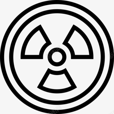 辐射危险核图标图标