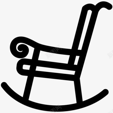 摇椅家具家居图标图标