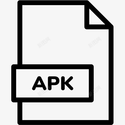 apk文件扩展名格式图标svg_新图网 https://ixintu.com apk文件 扩展名 文件格式vol2行 格式 类型
