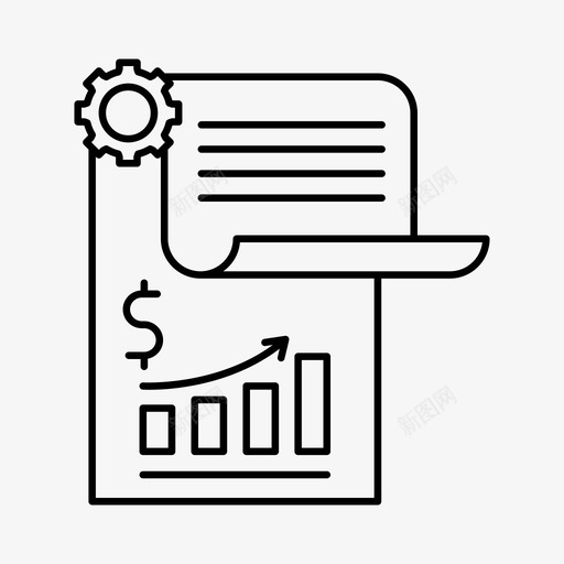 财务报告业务图表图标svg_新图网 https://ixintu.com 业务 图表 财务 财务报告 银行概要