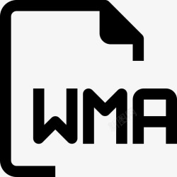 wma类型文件类型文档纸张图标高清图片