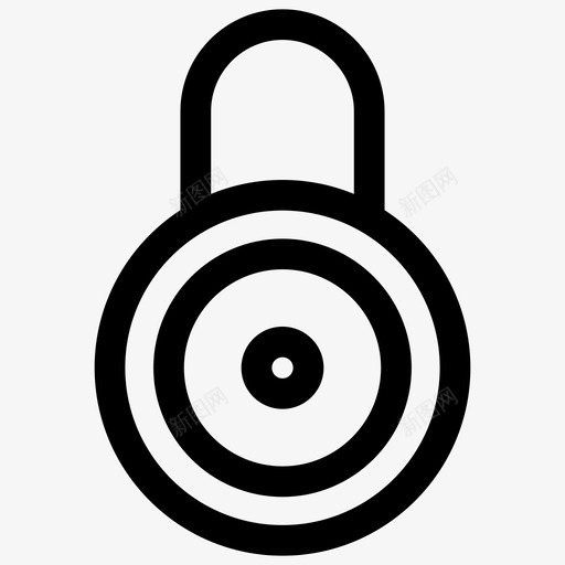 锁定关闭隐私图标svg_新图网 https://ixintu.com 关闭 安全 通信5 锁定 隐私