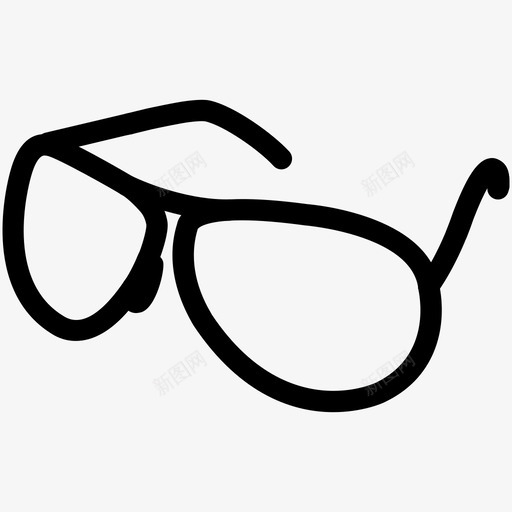 眼镜眼睛太阳图标svg_新图网 https://ixintu.com 太阳 太阳镜 时髦 眼睛 眼镜 视野