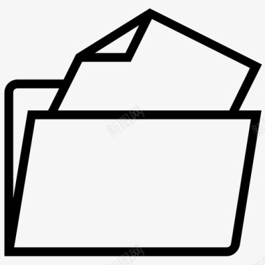 文件夹空文件图标图标