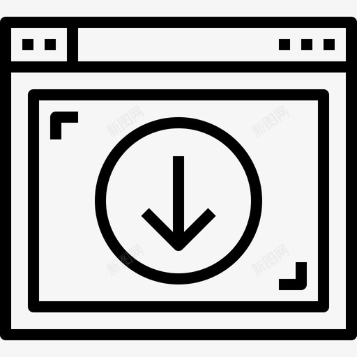 web浏览器界面图标svg_新图网 https://ixintu.com web浏览器 web浏览器和界面概念图标 下载 界面 网站