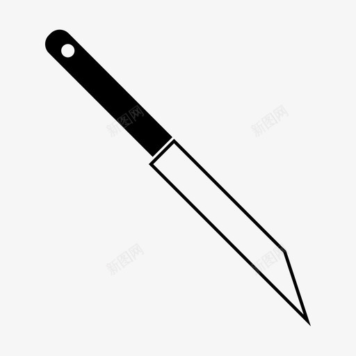 刀厨师餐具图标svg_新图网 https://ixintu.com 刀 厨师 厨房用具 菜刀 餐具