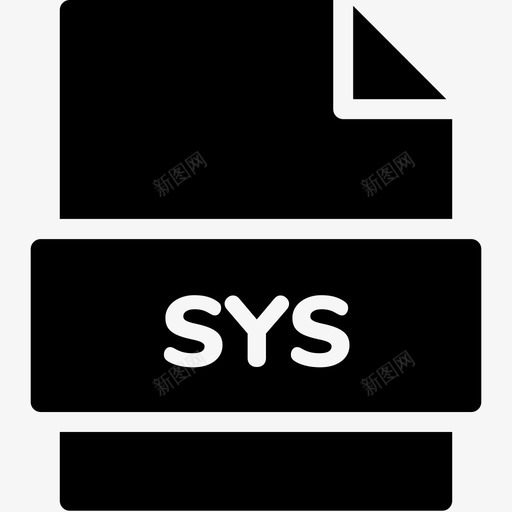 sysfile扩展名格式图标svg_新图网 https://ixintu.com sysfile 扩展名 文件格式vol3glyph 格式 类型